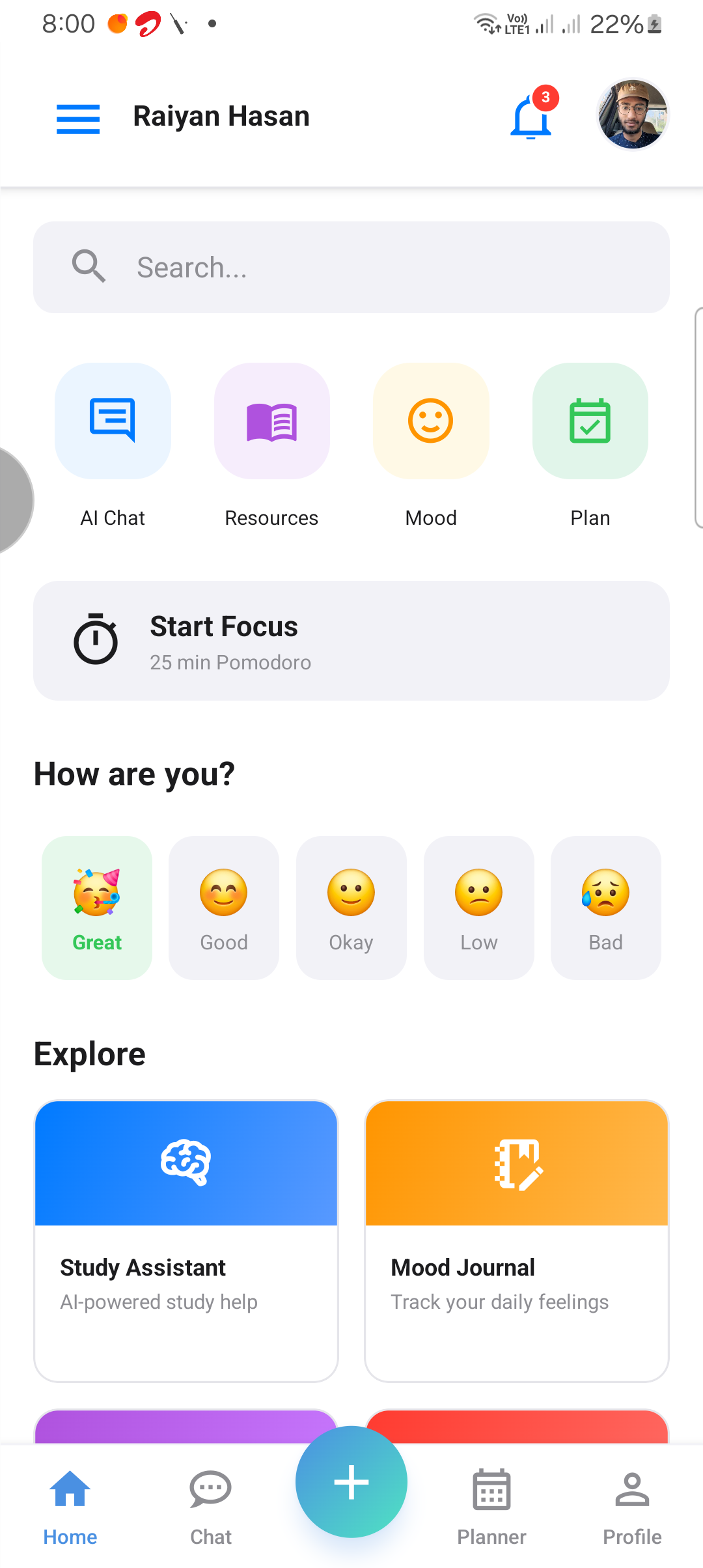 Dostify AI Companion Landing Page